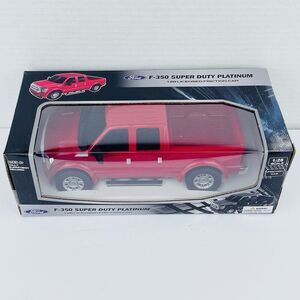Ford F-350 Super Duty Platinum Red Pickup Truck 1:28 Scale Licensed Friction NEW